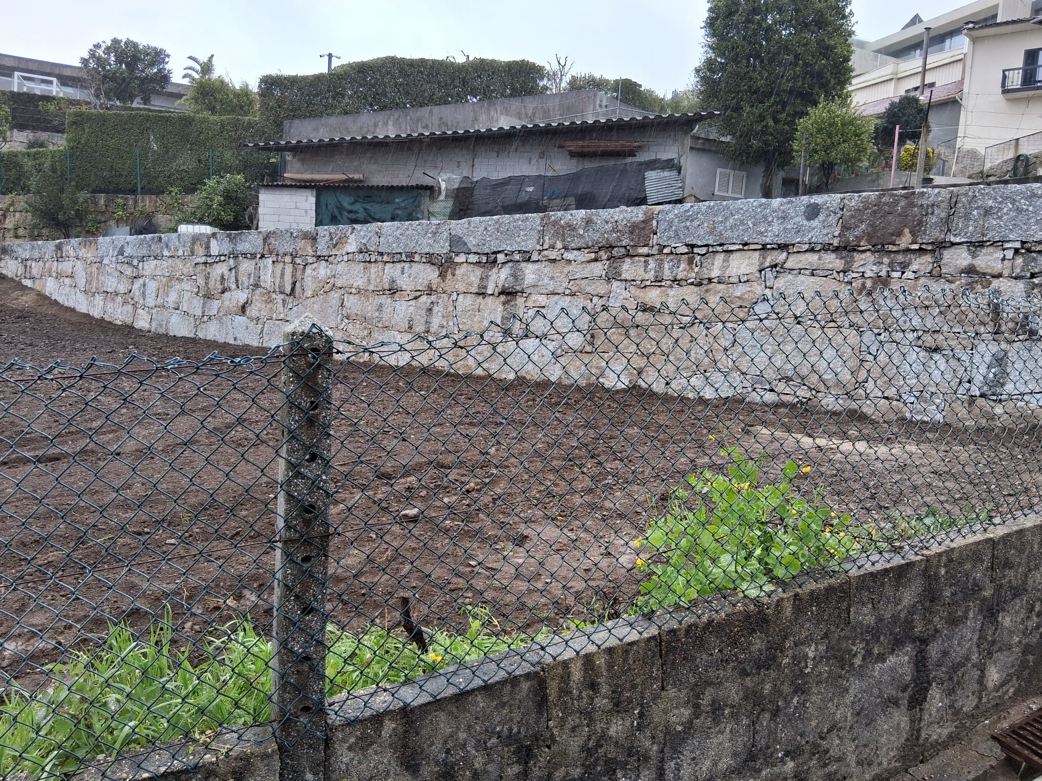Limpeza de terreno agrícola na região do Minho