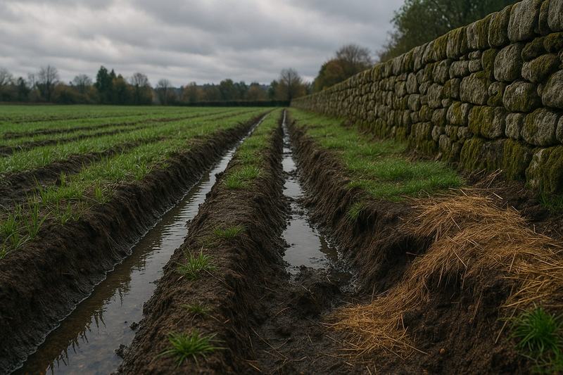 Proteger terreno no inverno em Portugal – drenagem, erosão e cobertura vegetal